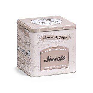 ZELLER Present Süßigkeitendose mit Deckel und Klappe Sweets 