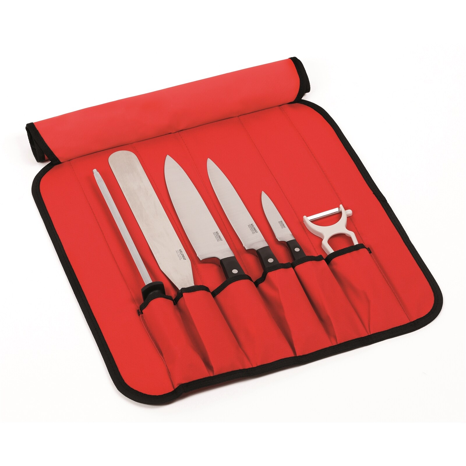 Kelomat Messertasche 6-teilig befüllt
