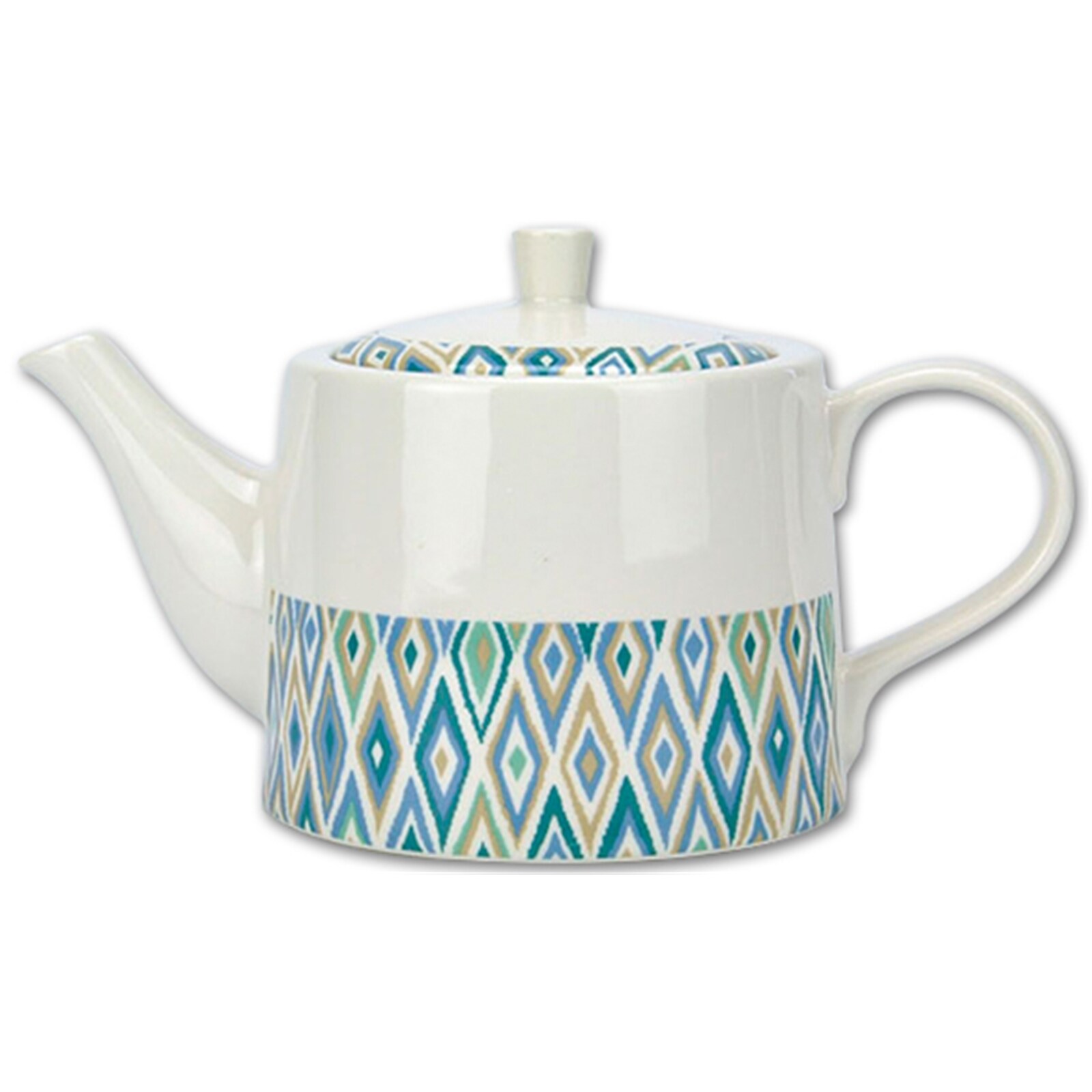 Teekanne Rauten türkis Retro Collection