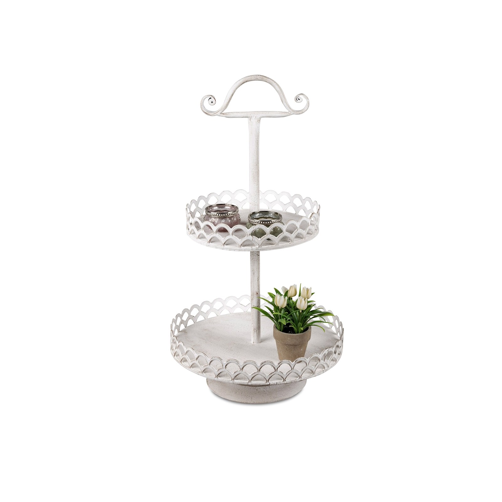 formano Etagere Metall-creme 