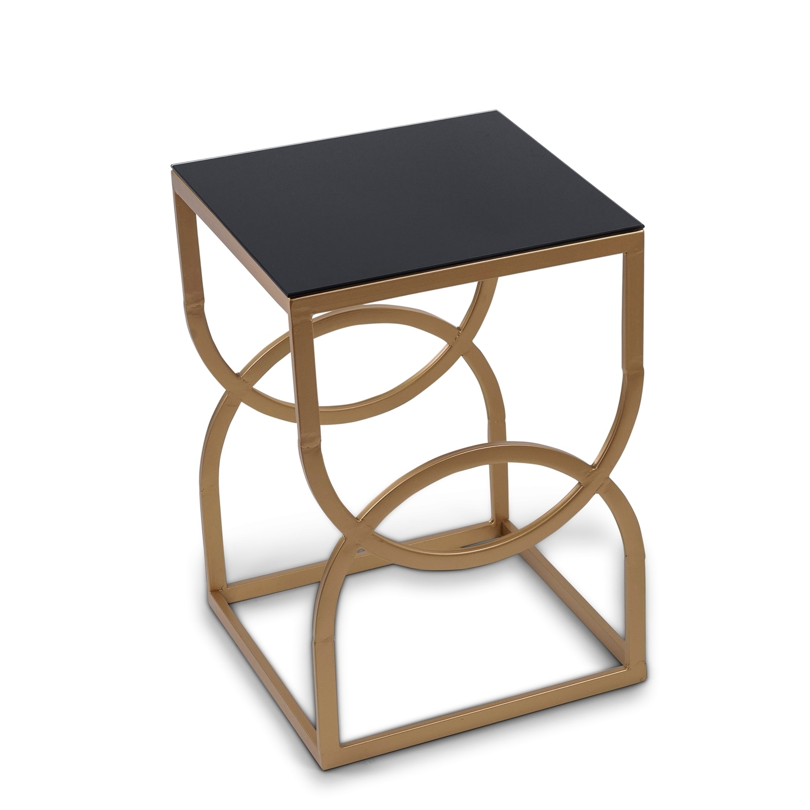 formano Beistelltisch Gold-Schwarz 