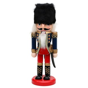 SIGRO Holz Nussknacker 20 cm in 4 verschiedenen Ausführungen 