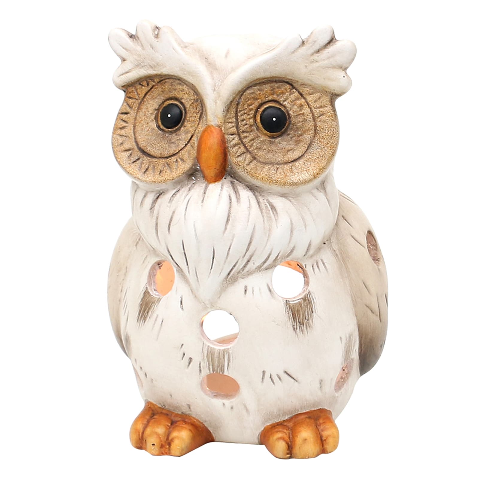 SIGRO Keramik Windlicht Eule 