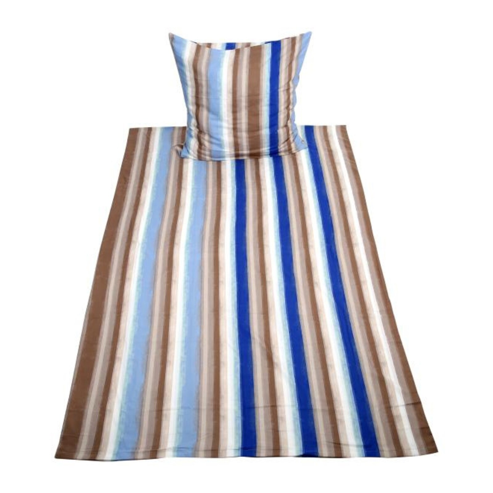 HTI-Living Bettw&auml;sche 2-teiliges Set 135 x 200 L&auml;ngsgestreift 