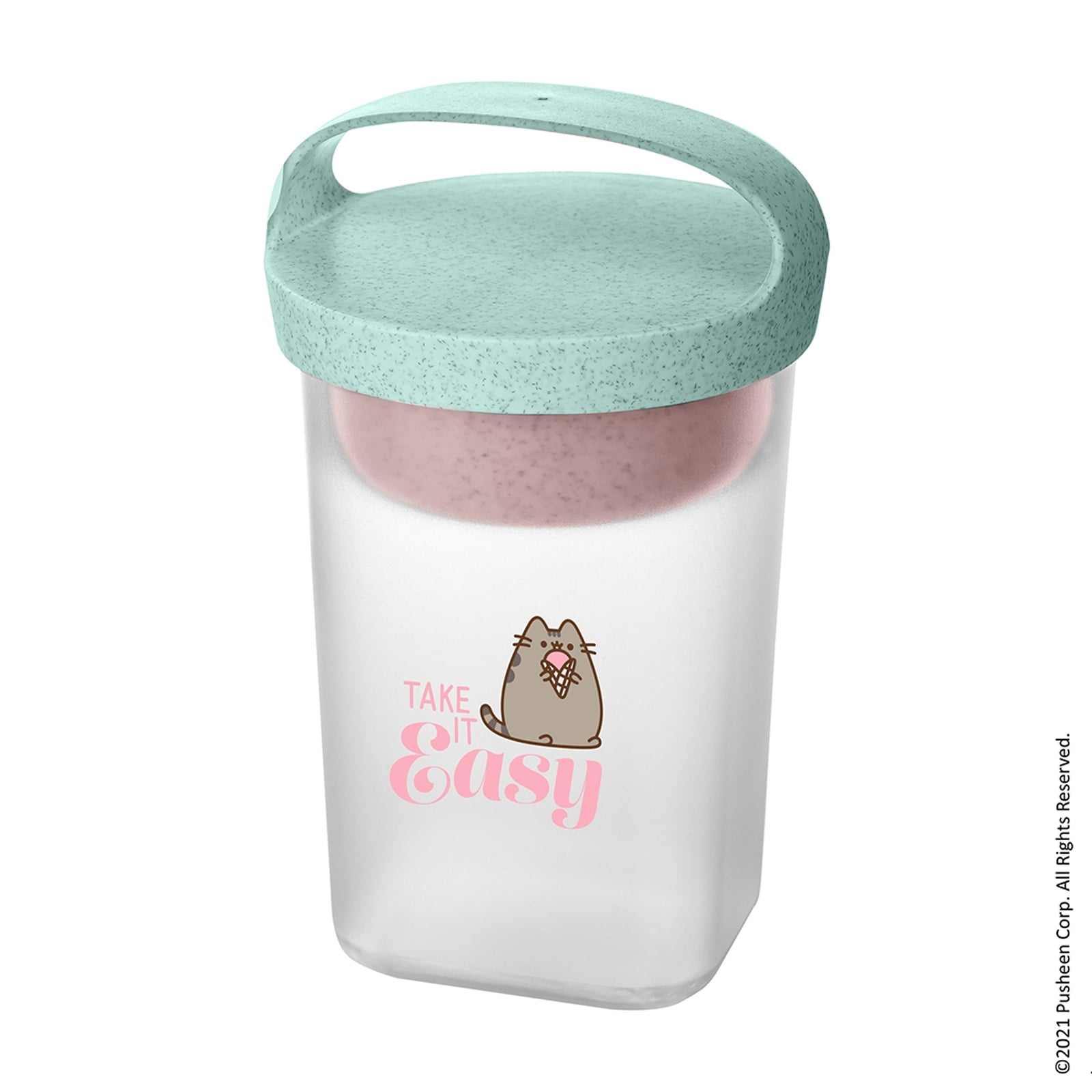 Koziol Snackpot mit Einsatz und Deckel 700 ml BUDDY PUSHEEN TAKE IT EASY 