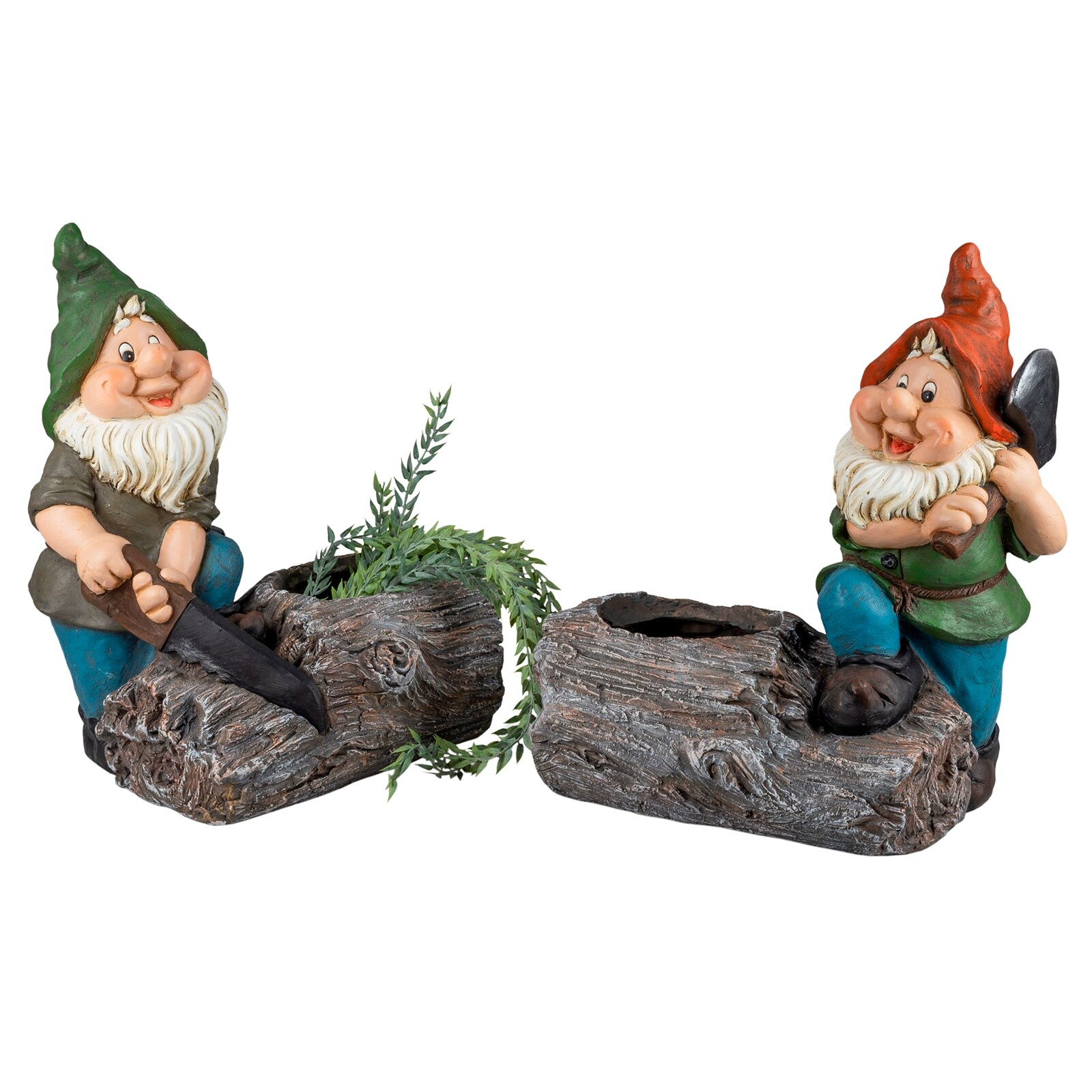 Dekofigur Pflanztopf Zwerge 2er Set