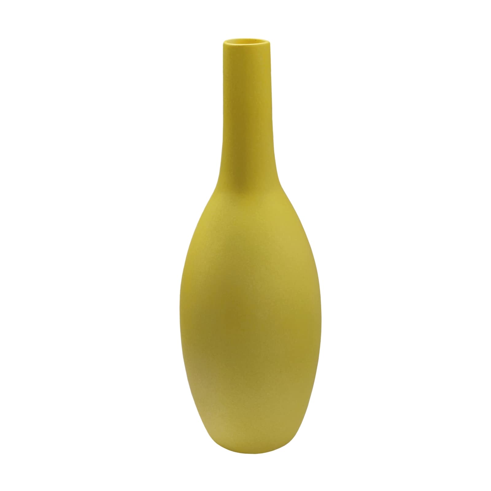 HTI-Living Flaschenvase 40 cm Gelb 