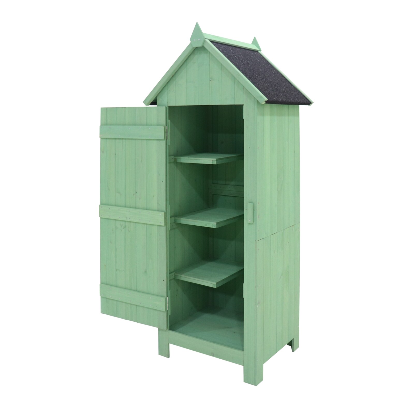 HTI-Living Ger&auml;teschrank Wilbur Gr&uuml;n 