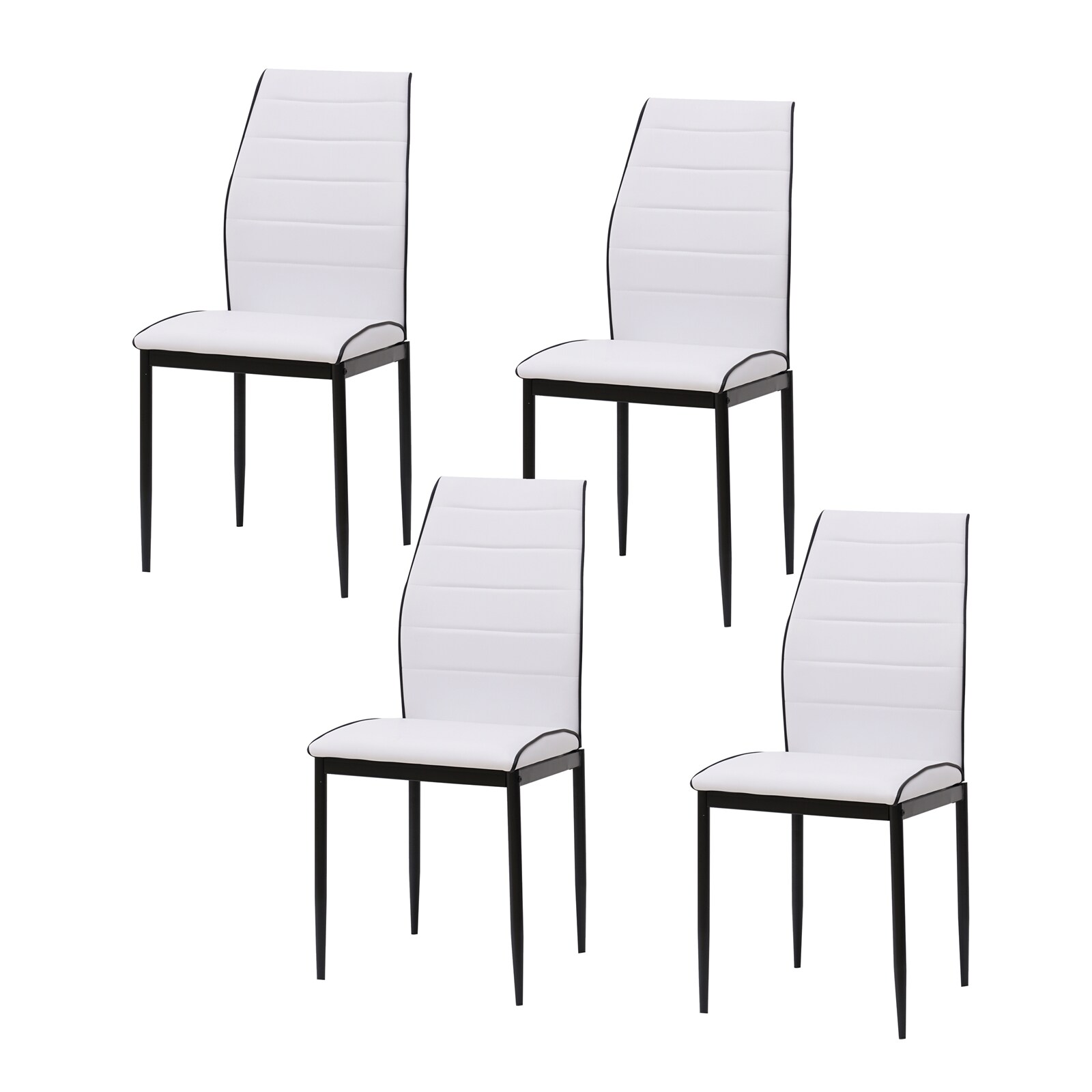 HTI-Living Stuhl Madison PU Wei&szlig; 
