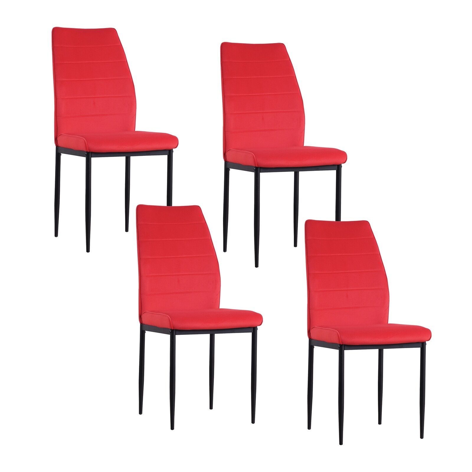 HTI-Living Stuhl Madison Velvet Rot 