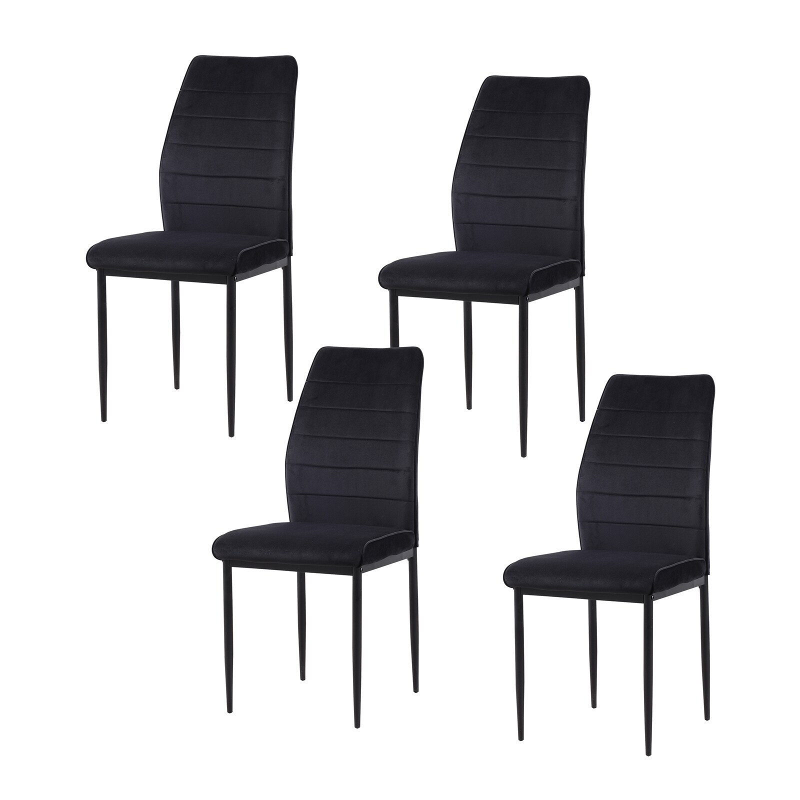 HTI-Living Stuhl Madison Velvet Schwarz 