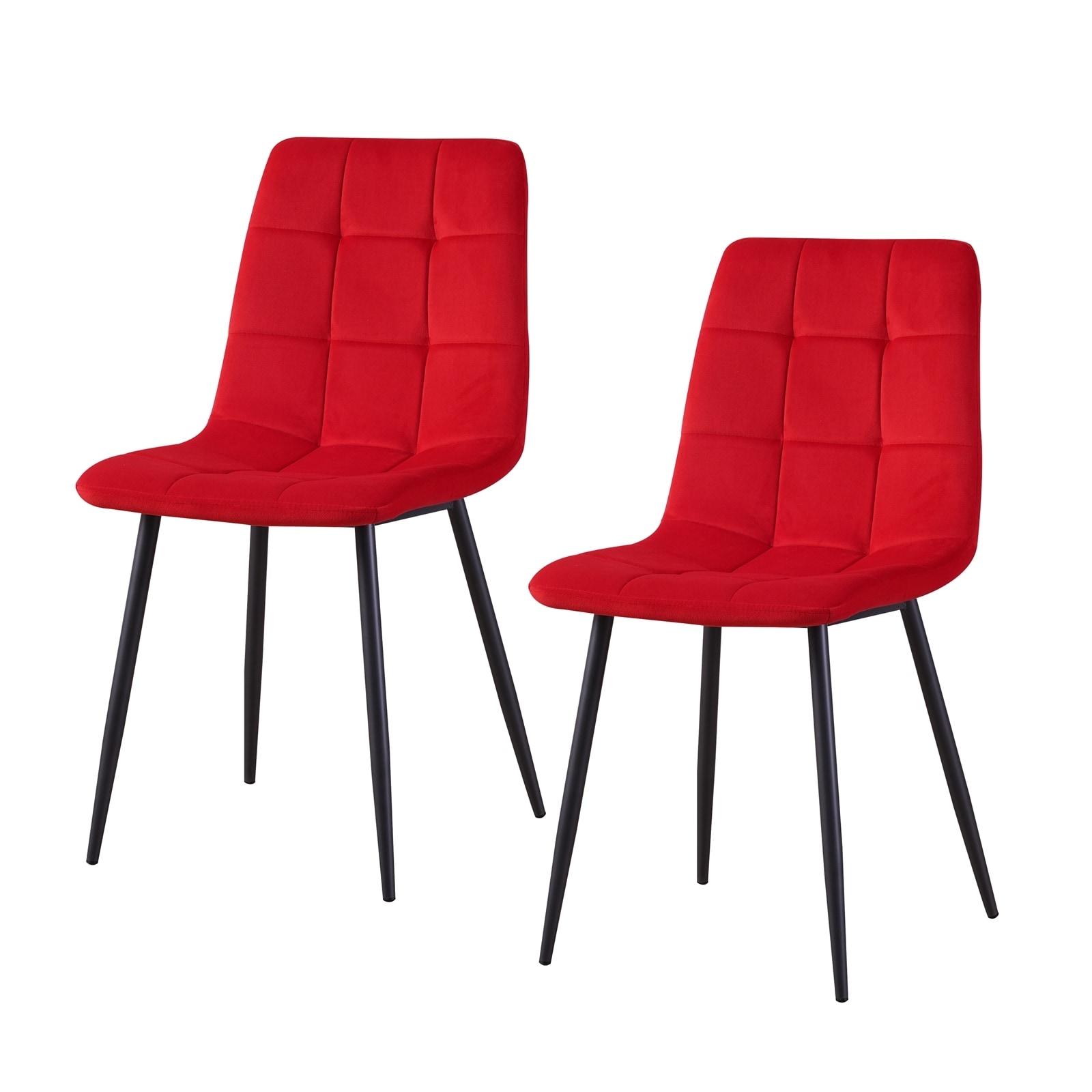 HTI-Living Stuhl Mesa Velvet Rot 
