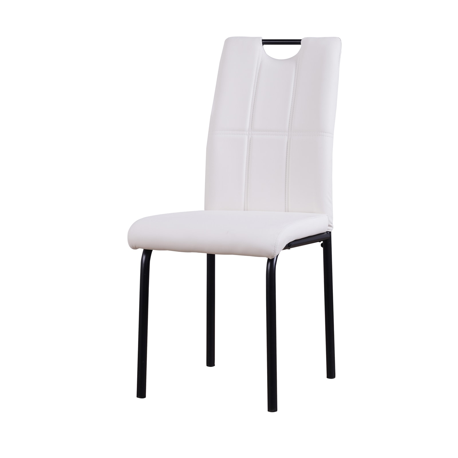 HTI-Living Stuhl Denton PU Wei&szlig; 