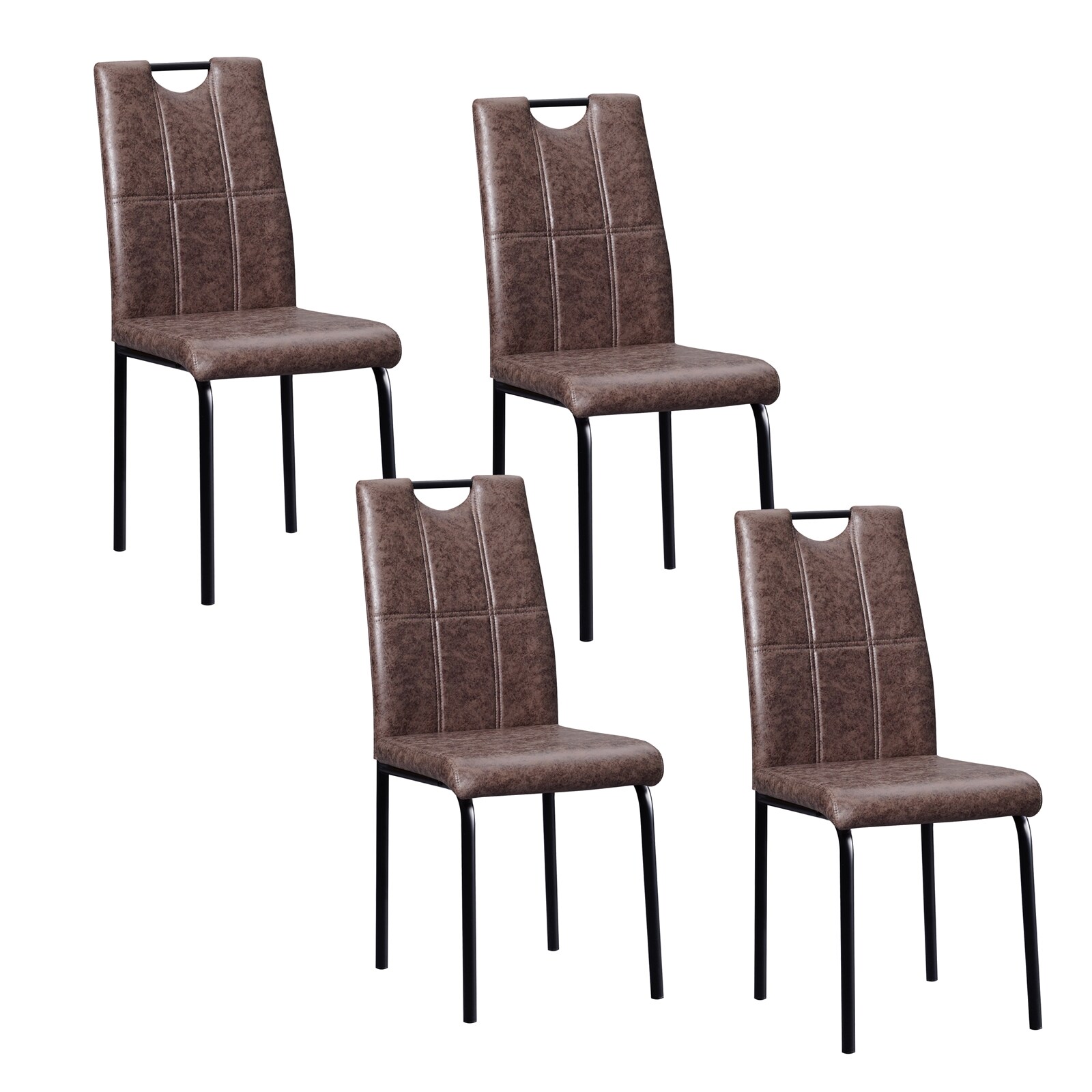 HTI-Living Stuhl Denton Antikbraun 