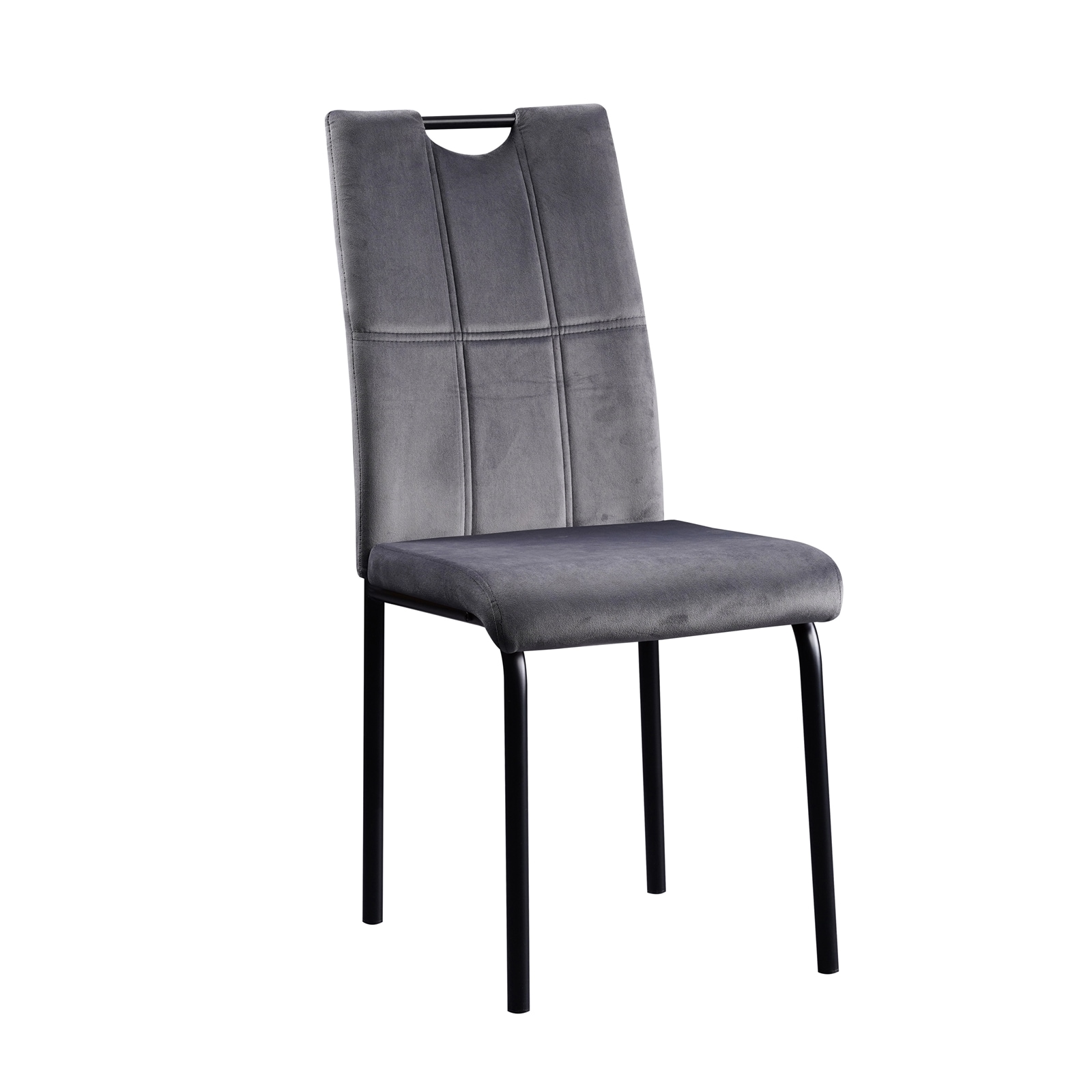 HTI-Living Stuhl Denton Velvet Grau 