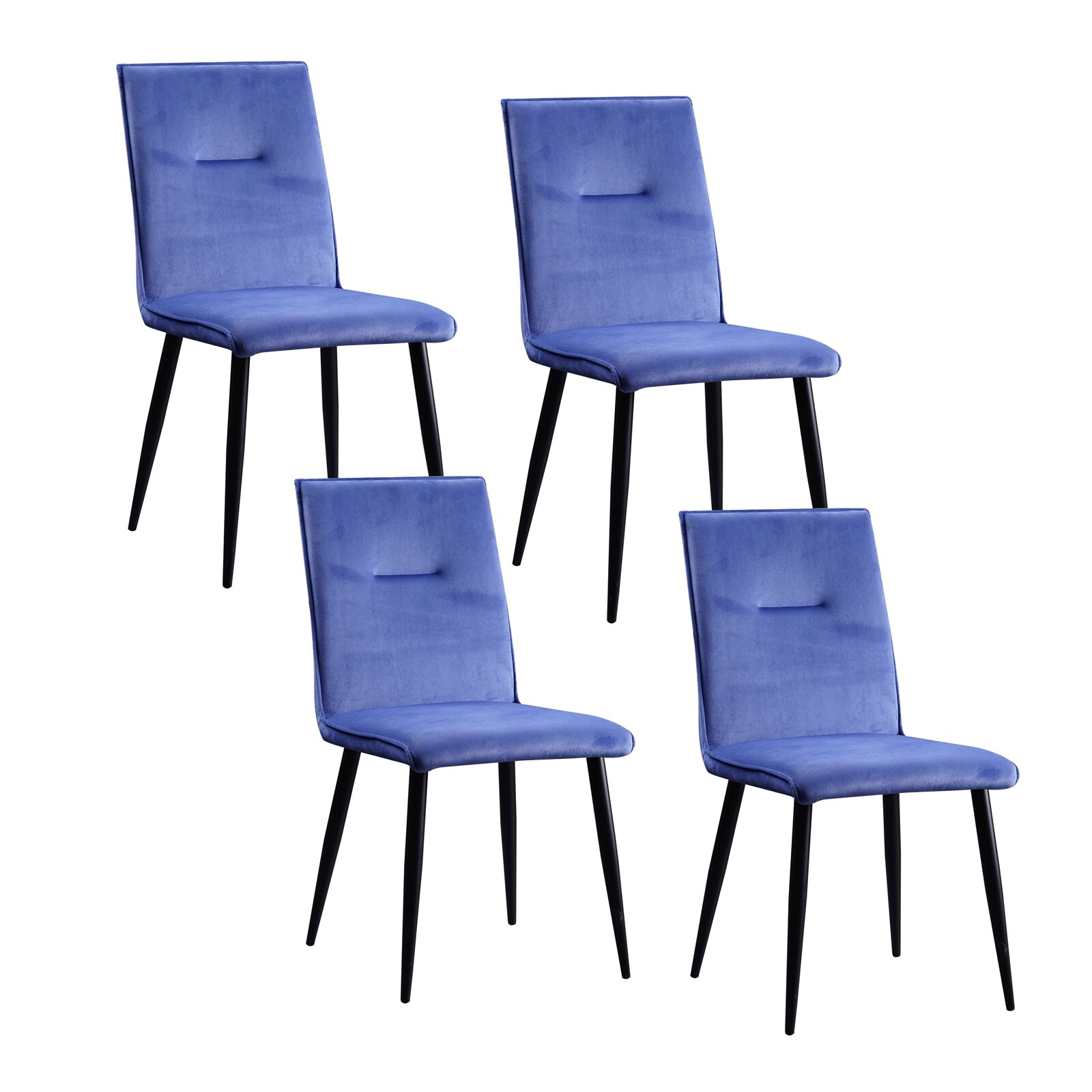 HTI-Living Stuhl Salinas Velvet Blau 