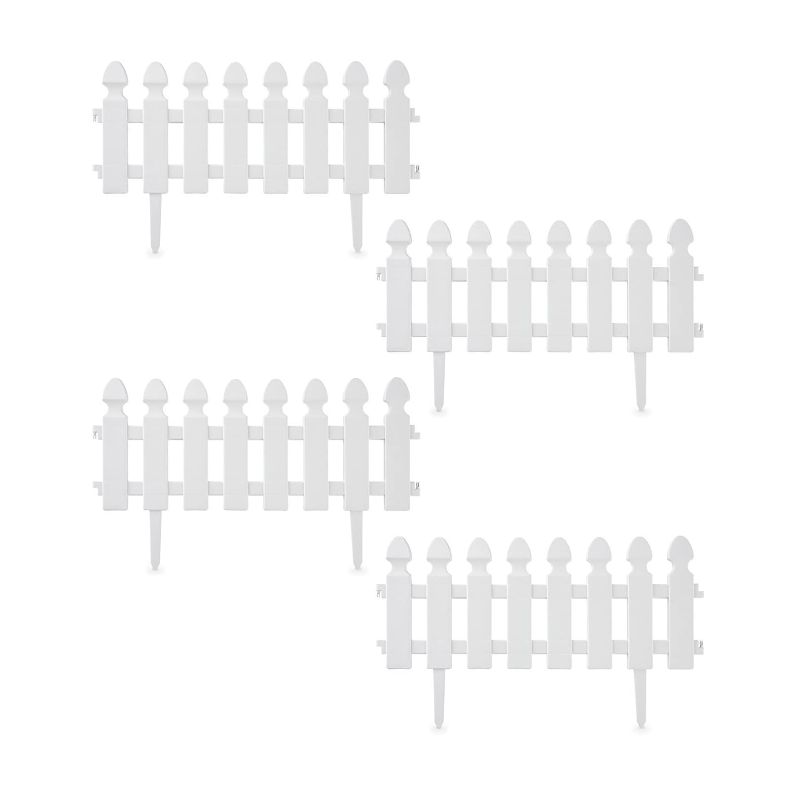 HTI-Living Zierzaun Palisade 4-teilig Nessa 