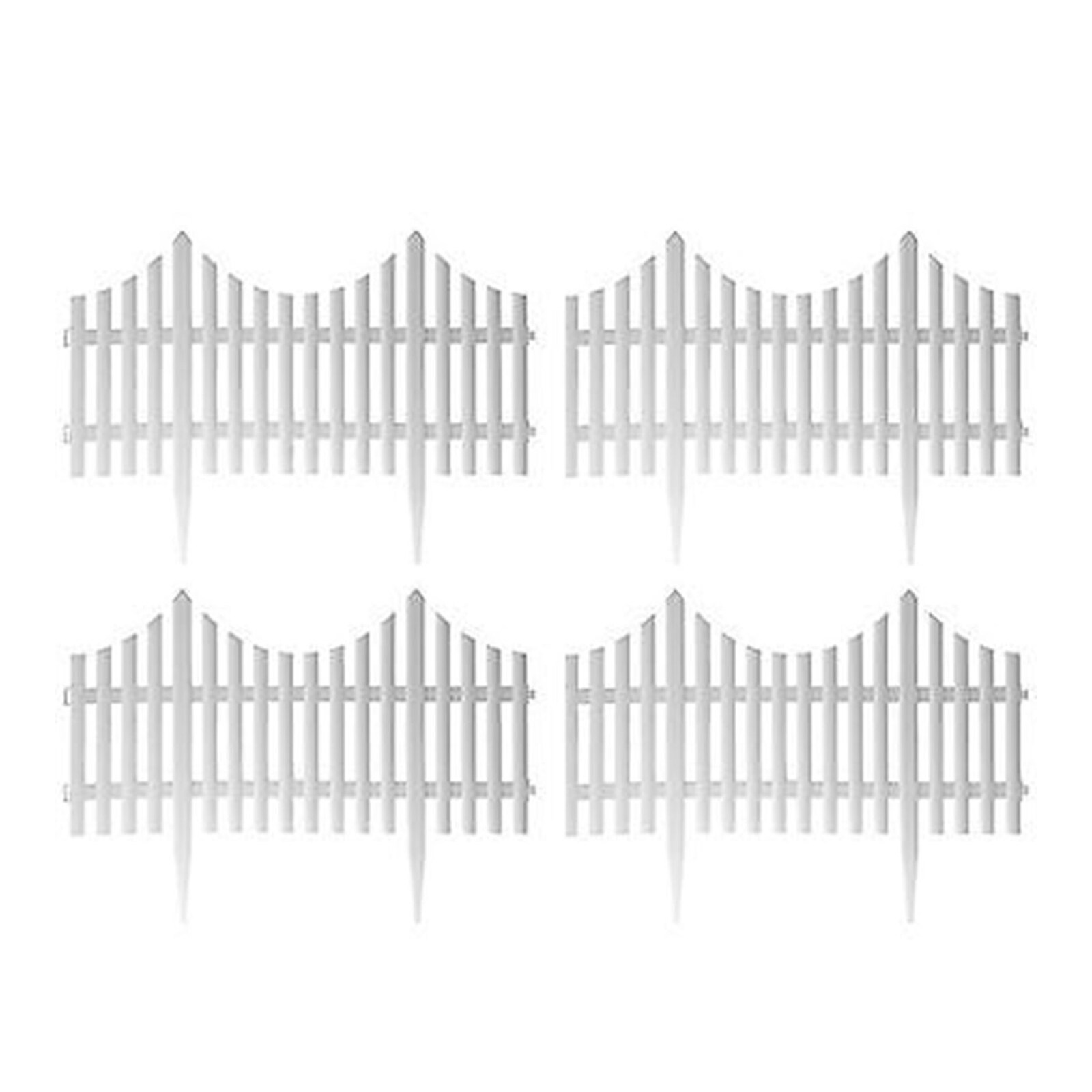 HTI-Living Zierzaun Bogen unten 4-teilig Nessa 