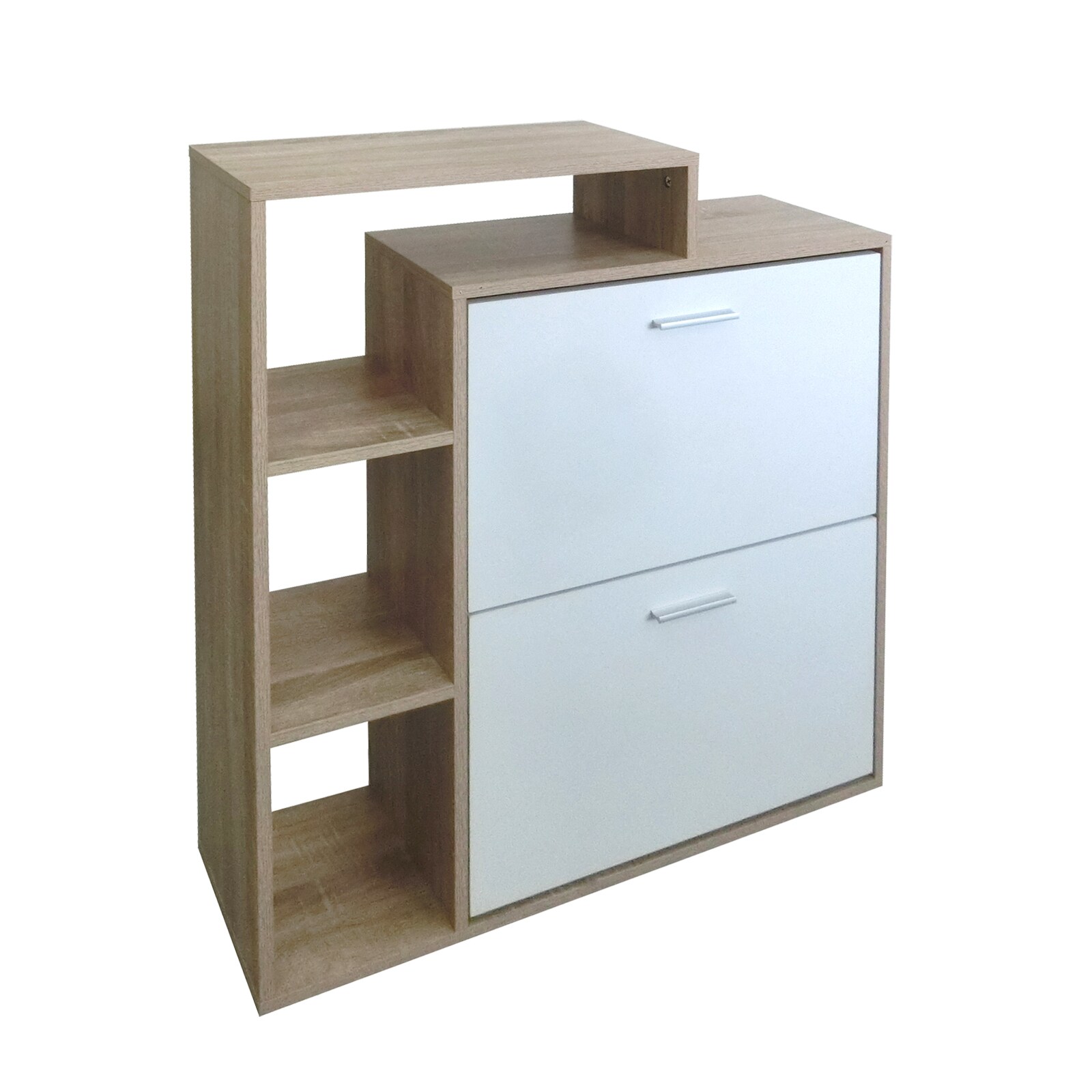 HTI-Living Schuhschrank Lisa Sonoma-Wei&szlig; 