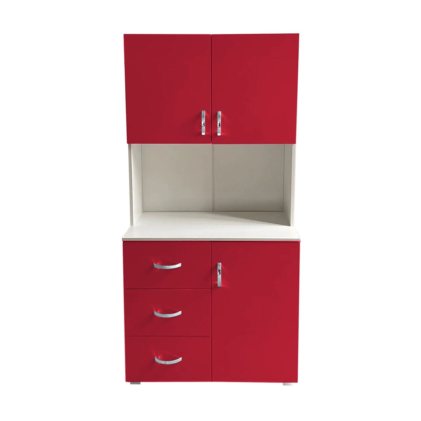 HTI-Living K&uuml;chenschrank Blanca Rot Wei&szlig; 