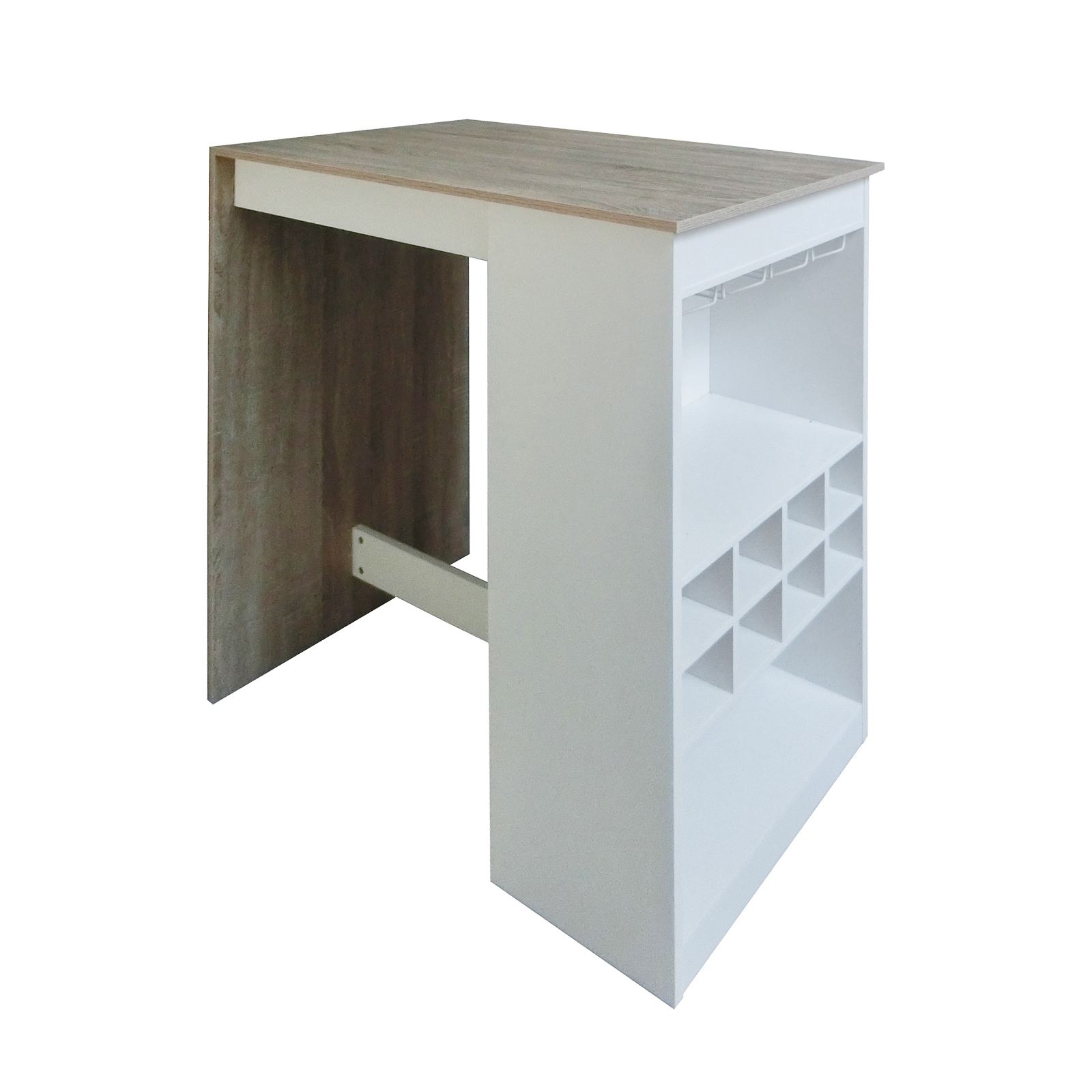 HTI-Living K&uuml;chenbar Lisa Sonoma Wei&szlig; 