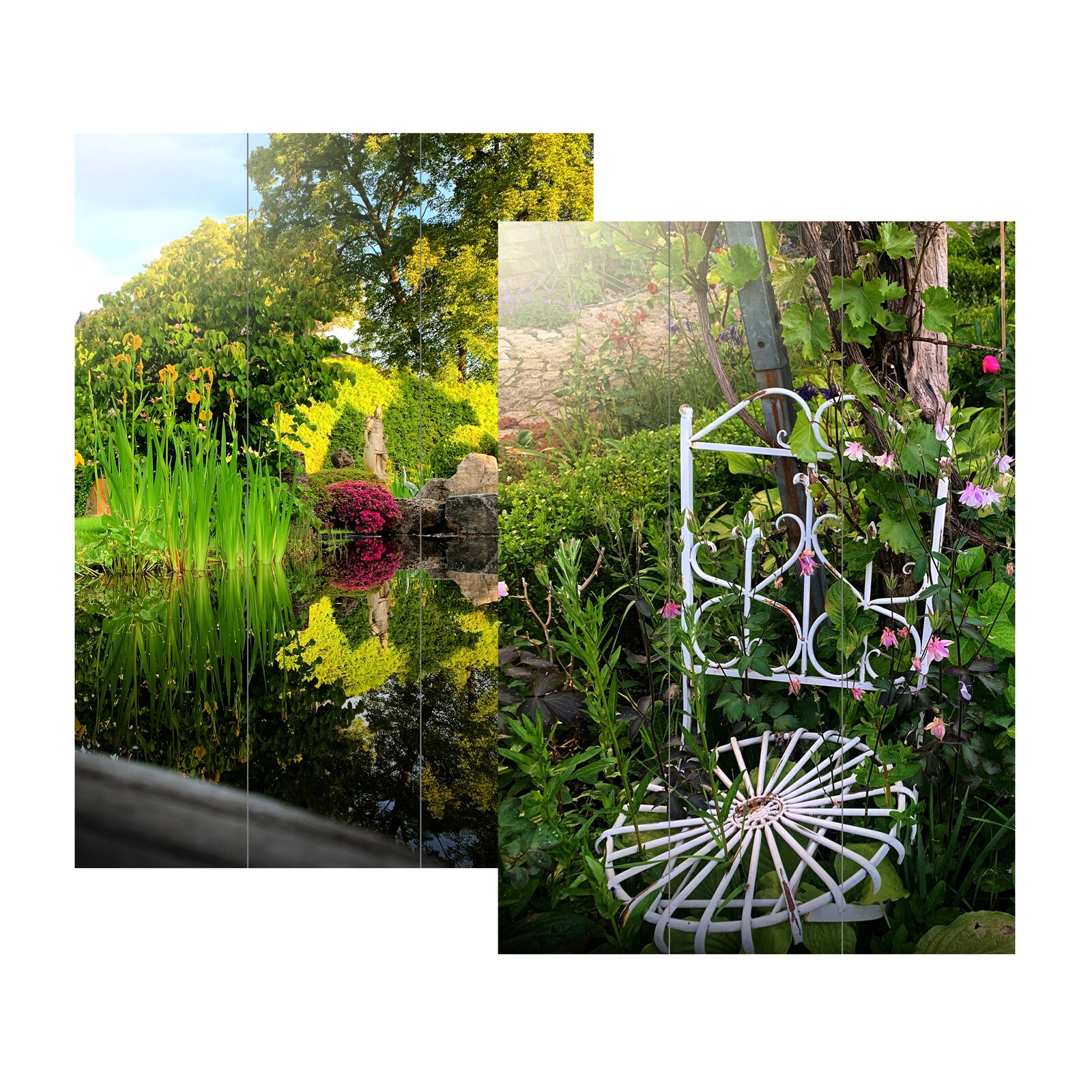 HTI-Living Paravent Garten 
