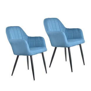 HTI-Living Stuhl Albany Webstoff Blau 