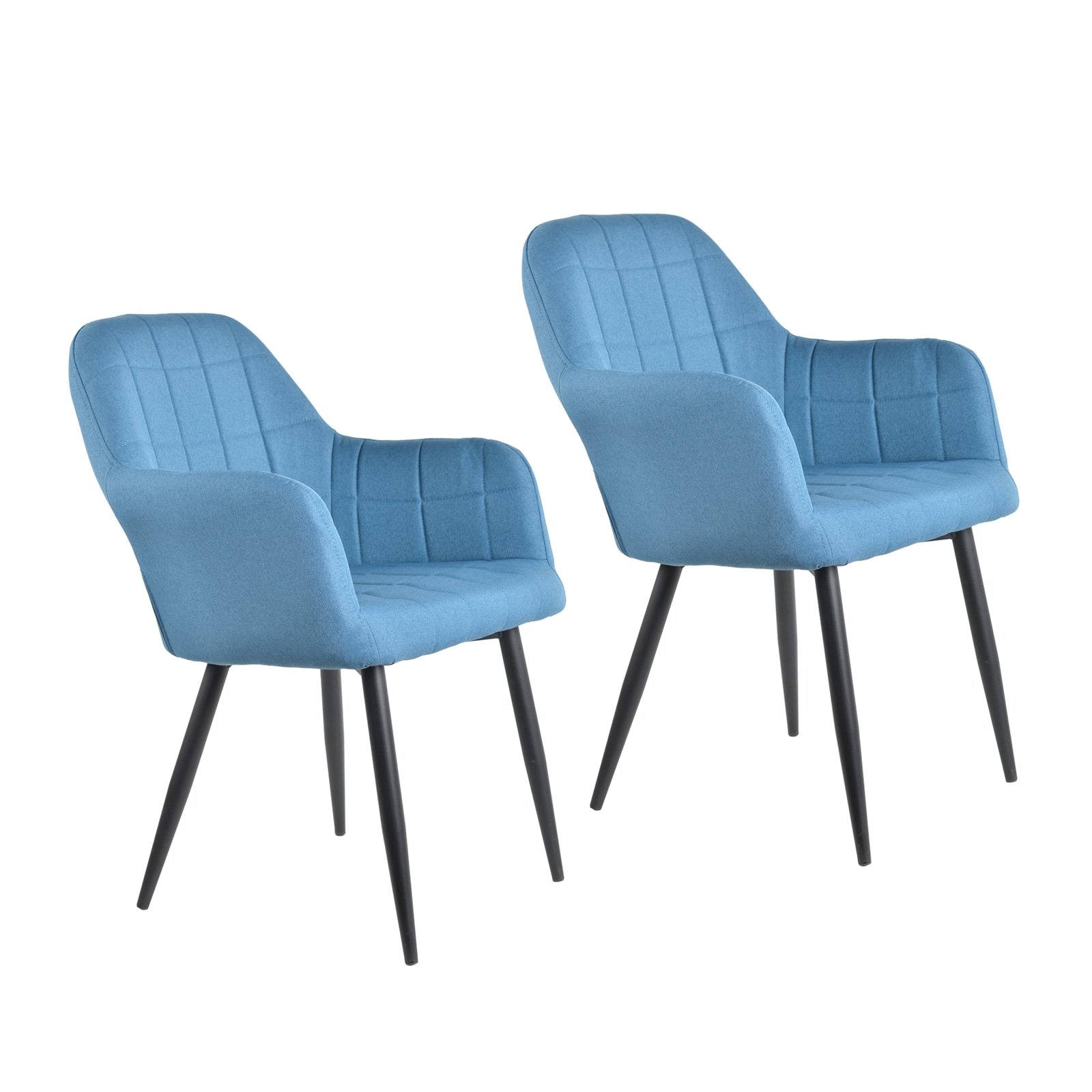 HTI-Living Stuhl Albany Webstoff Blau 