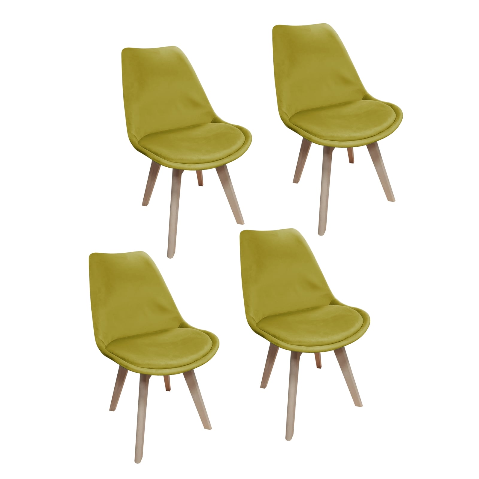 HTI-Living Stuhl Atlanta Velvet Curry 