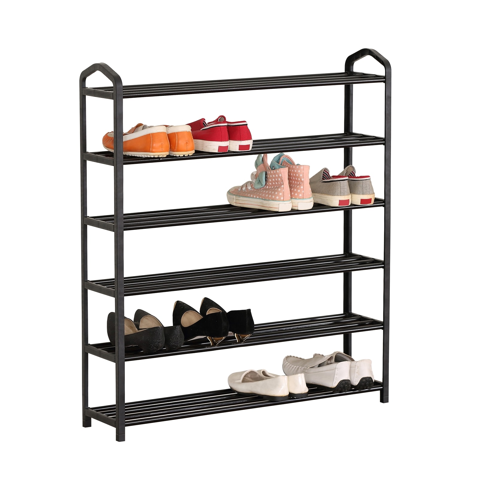 HTI-Living Schuhregal 6 Ebenen Lena Schwarz 