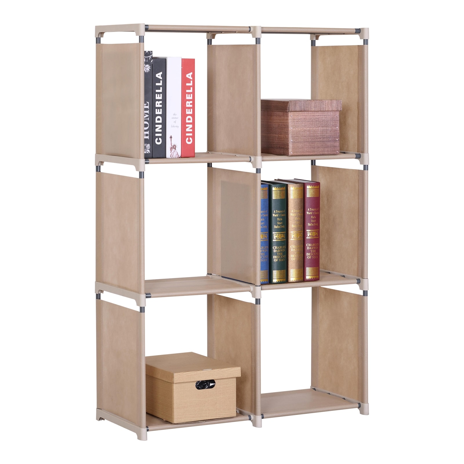 HTI-Living Stoffregal 6 F&auml;cher Lena 