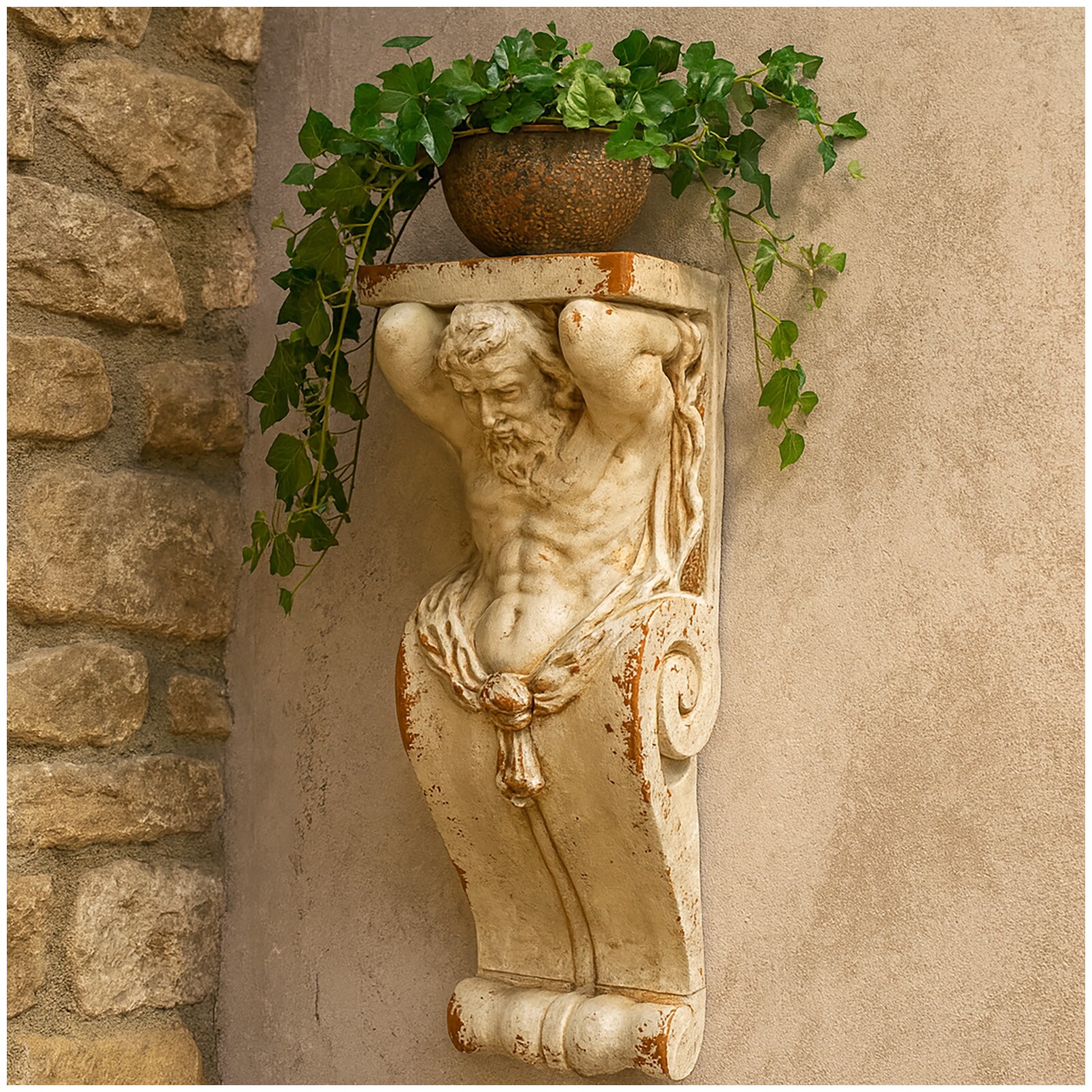 HTI-Living Wandkonsole Apollon Figur Hephaistos 