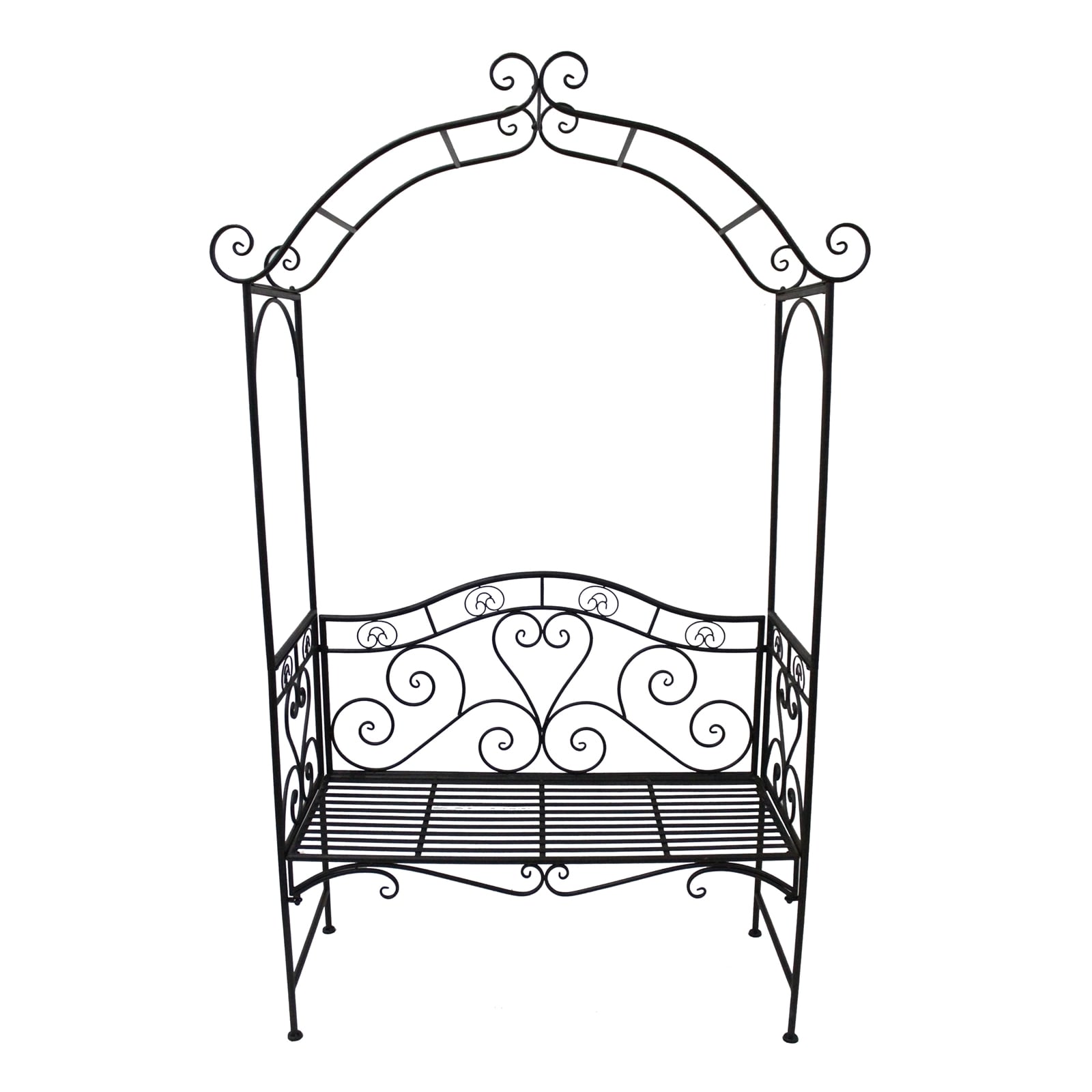 HTI-Living Rosenbogen mit Bank Metall Celia 