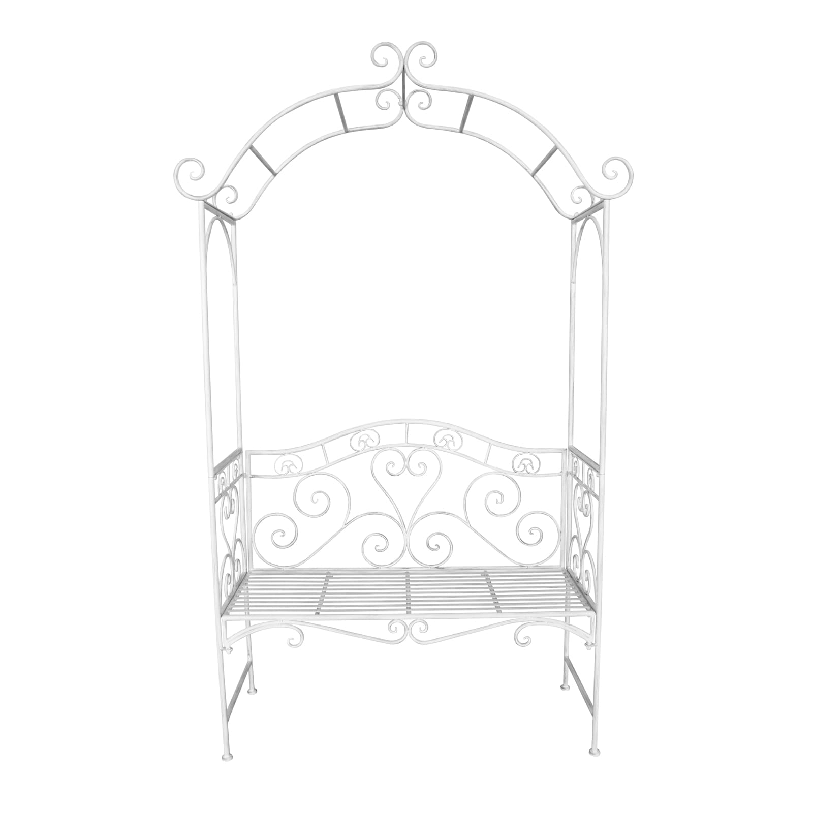 HTI-Living Rosenbogen mit Bank Metall Celia 