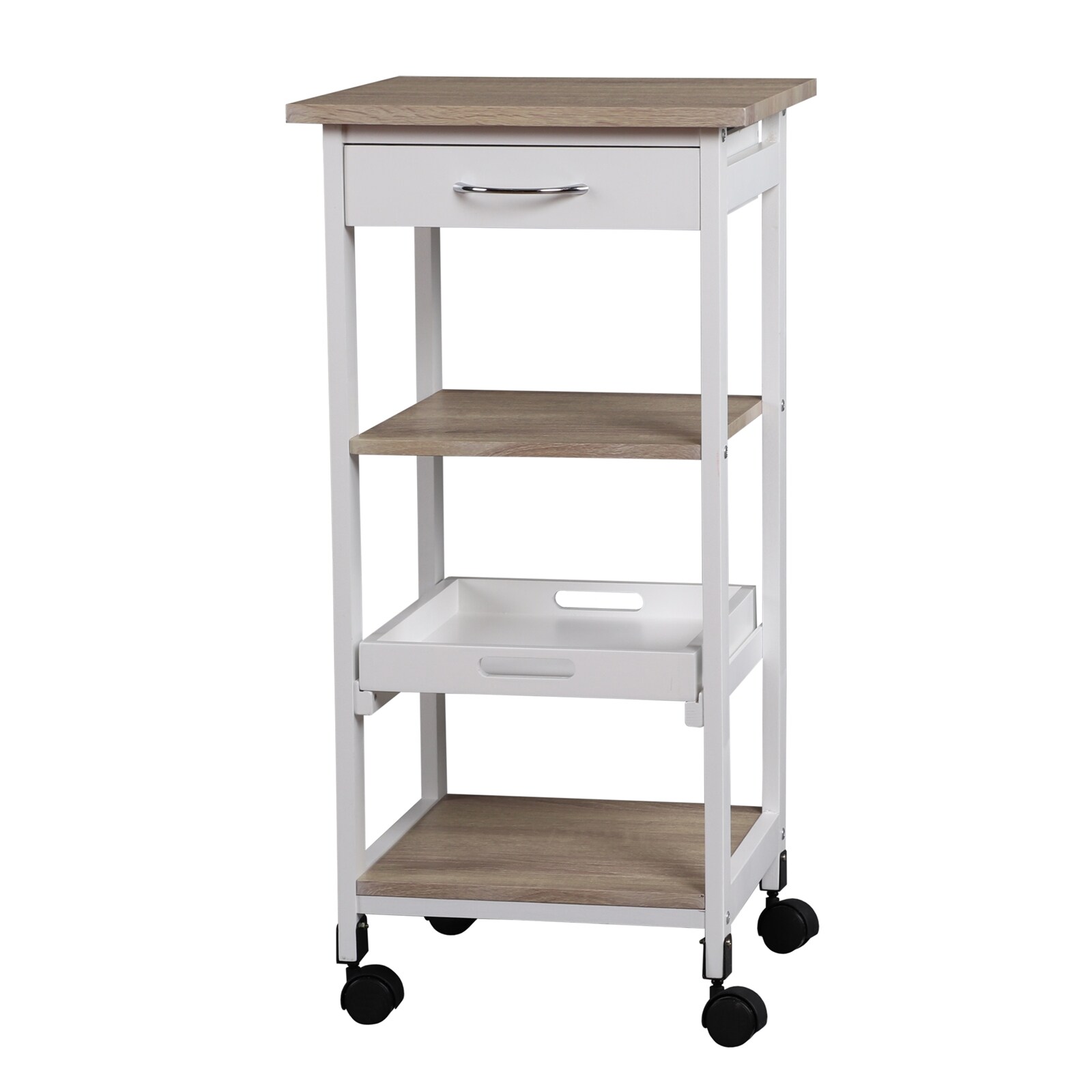 HTI-Living K&uuml;chenrollwagen  mit Tablett Skandi 