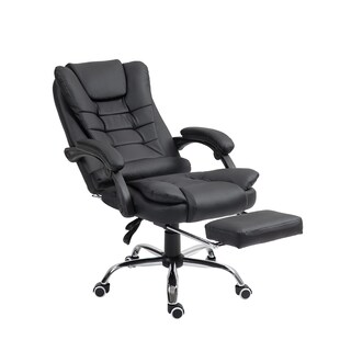 HTI-Living Bürostuhl mit Fußstütze und Massagefunktion 