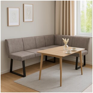 HTI-Living Eckbank 192 x 152 cm Vemal kurzer Schenkel rechts 