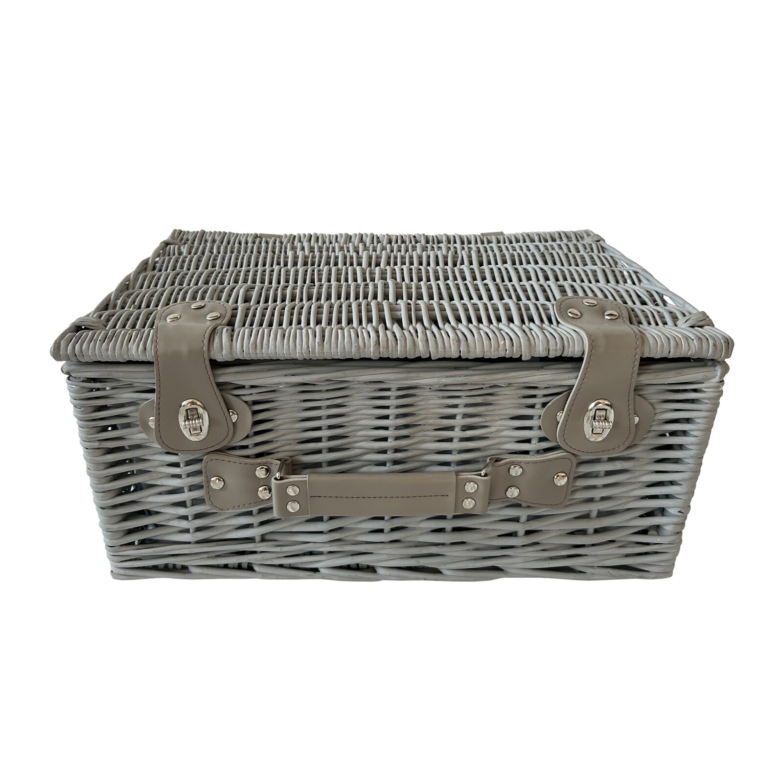 HTI-Living Picknickkorb f&uuml;r 4 Personen Finie Grau 