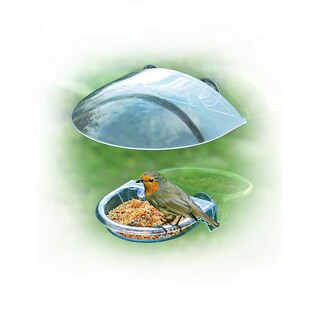 HTI-Living Vogelfutterhaus Nessa transparent 2-teilig 