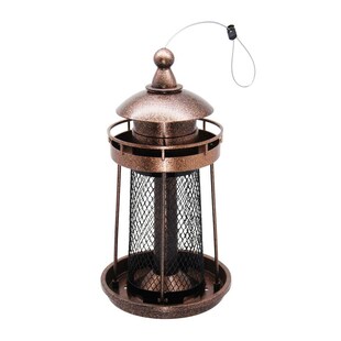 HTI-Living Vogelfutterspender Nessa Leuchtturm Metallic Gold 