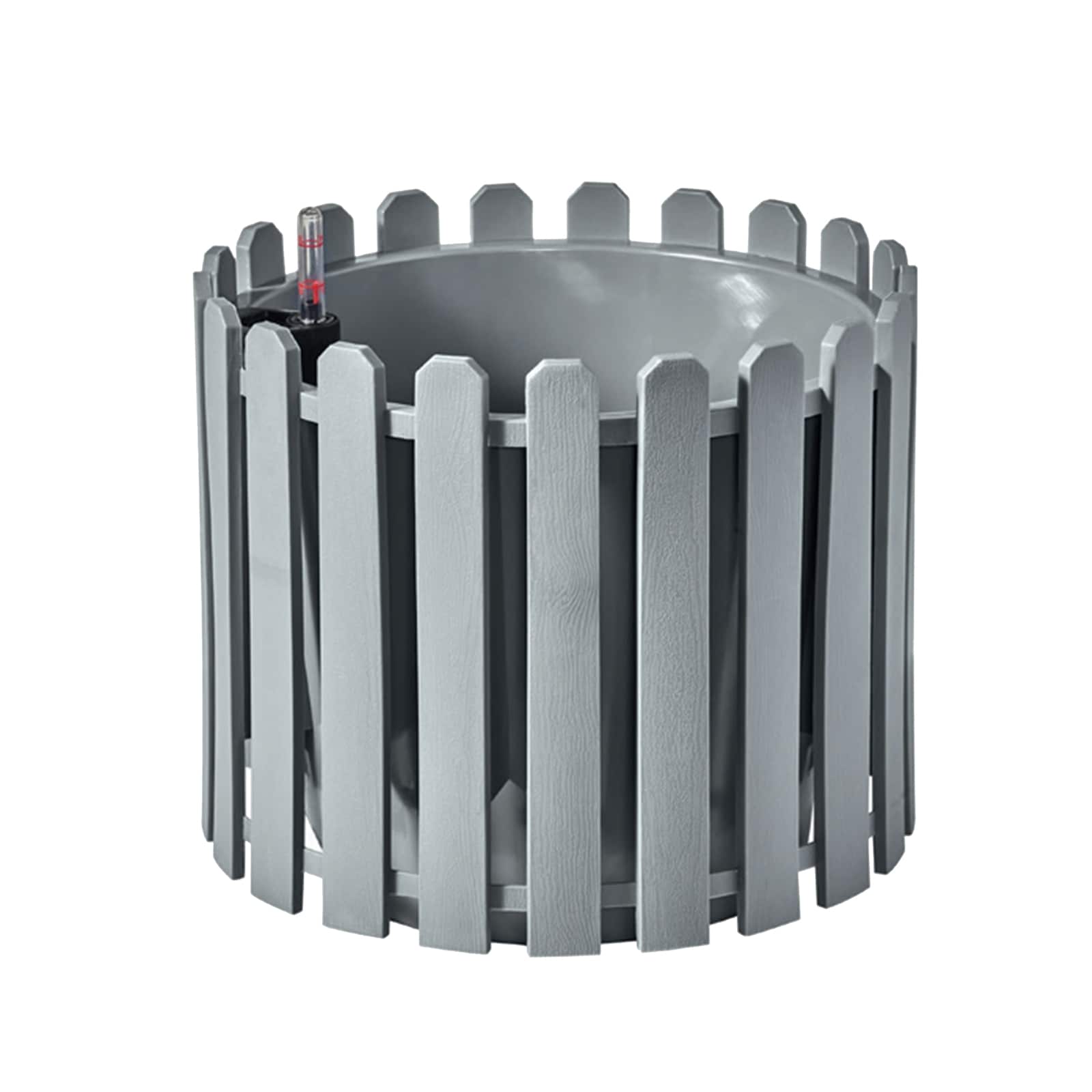 HTI-Living Blumentopf mit Wasserspeicher Nessa rund grau 