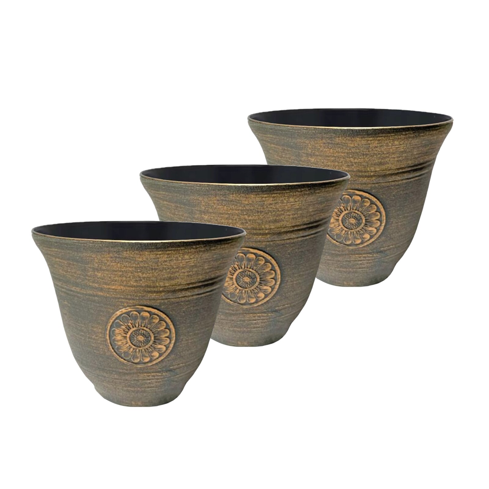 HTI-Living Blumentopf Nessa Sonne 3er-Set 