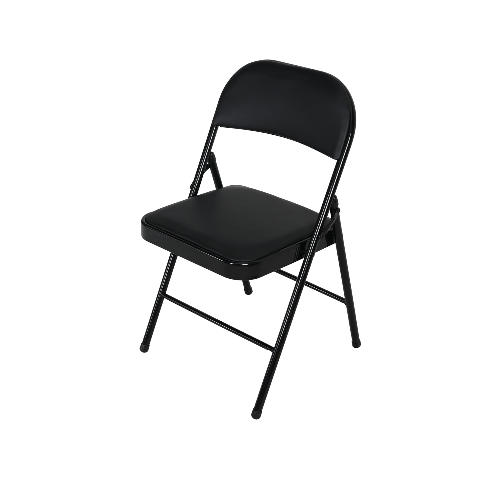 HTI-Living Klappstuhl Wedigo Kunstleder Schwarz-Schwarz 