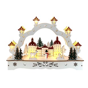 HTI-Living Schwibbogen Winterschloss 