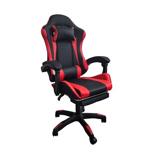 HTI-Living Schreibtischstuhl Krit Relax Schwarz-Rot 