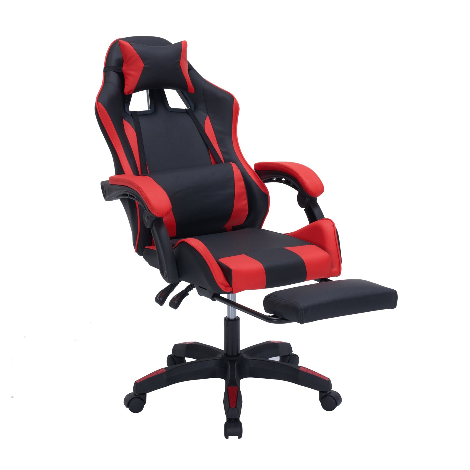 HTI-Living Gaming Stuhl Krit Eco Schwarz-Rot 