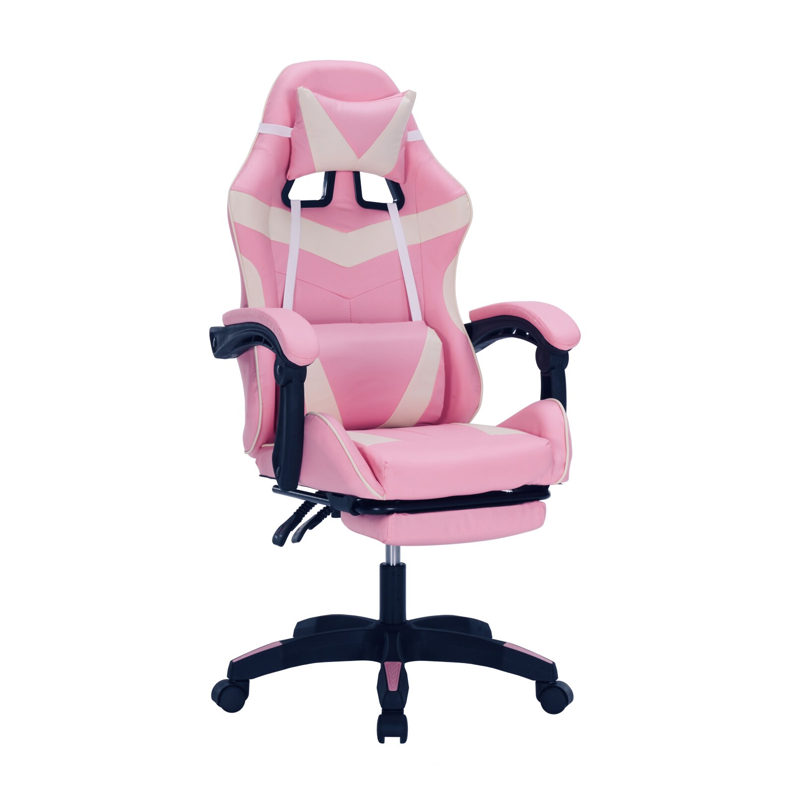 HTI-Living Gaming Stuhl Krit Eco Pink-Wei&szlig; 