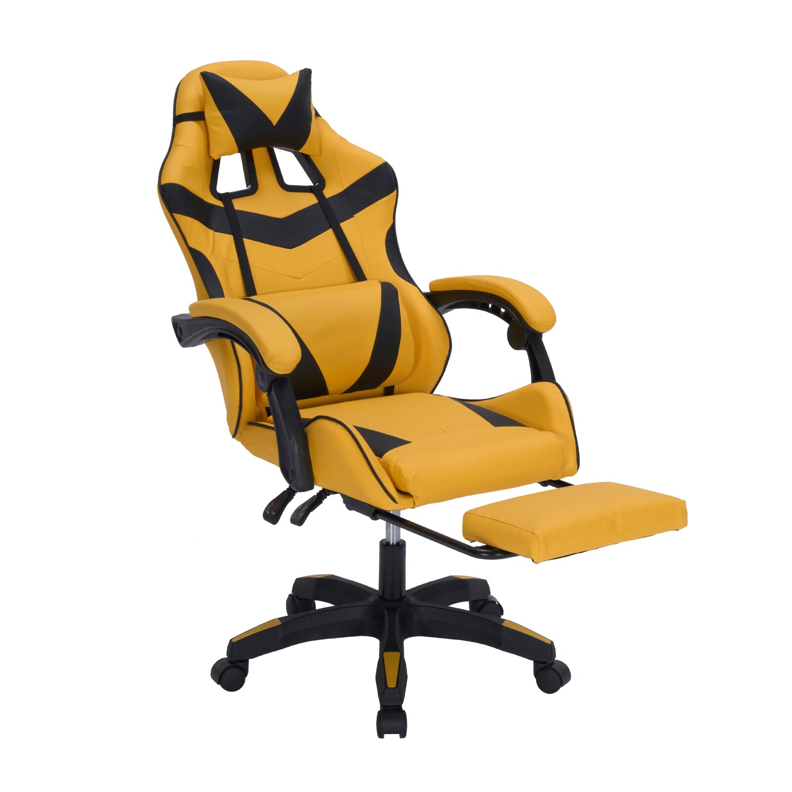 HTI-Living Gaming Stuhl Krit Eco Gelb-Schwarz 