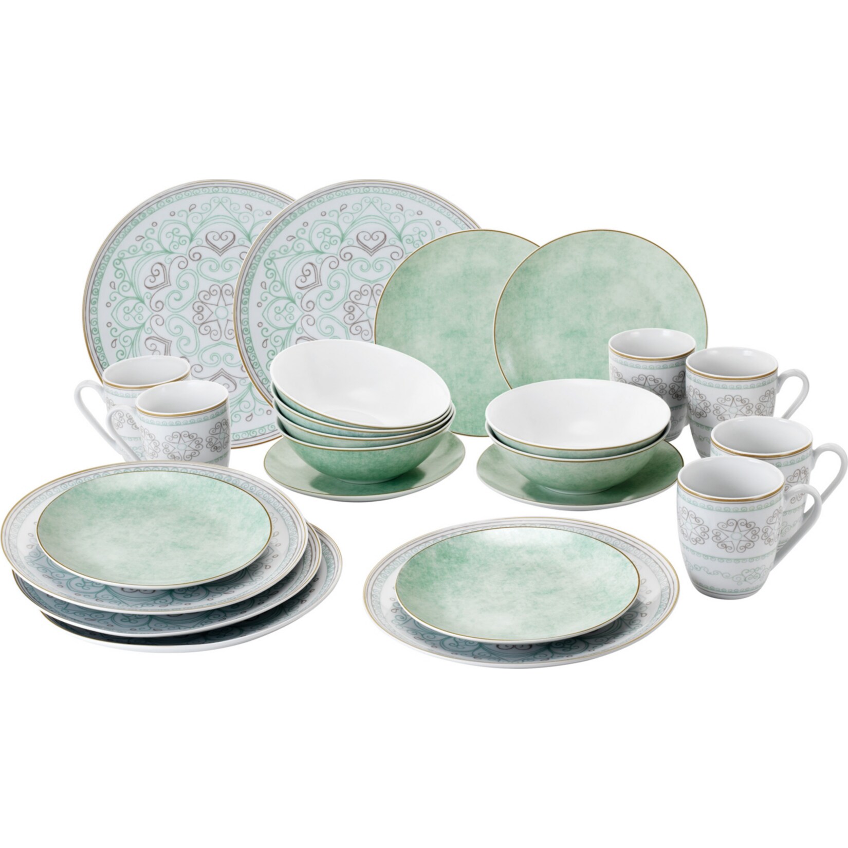 HTI-Living Kombiservice 24-tlg. Marrakesch 