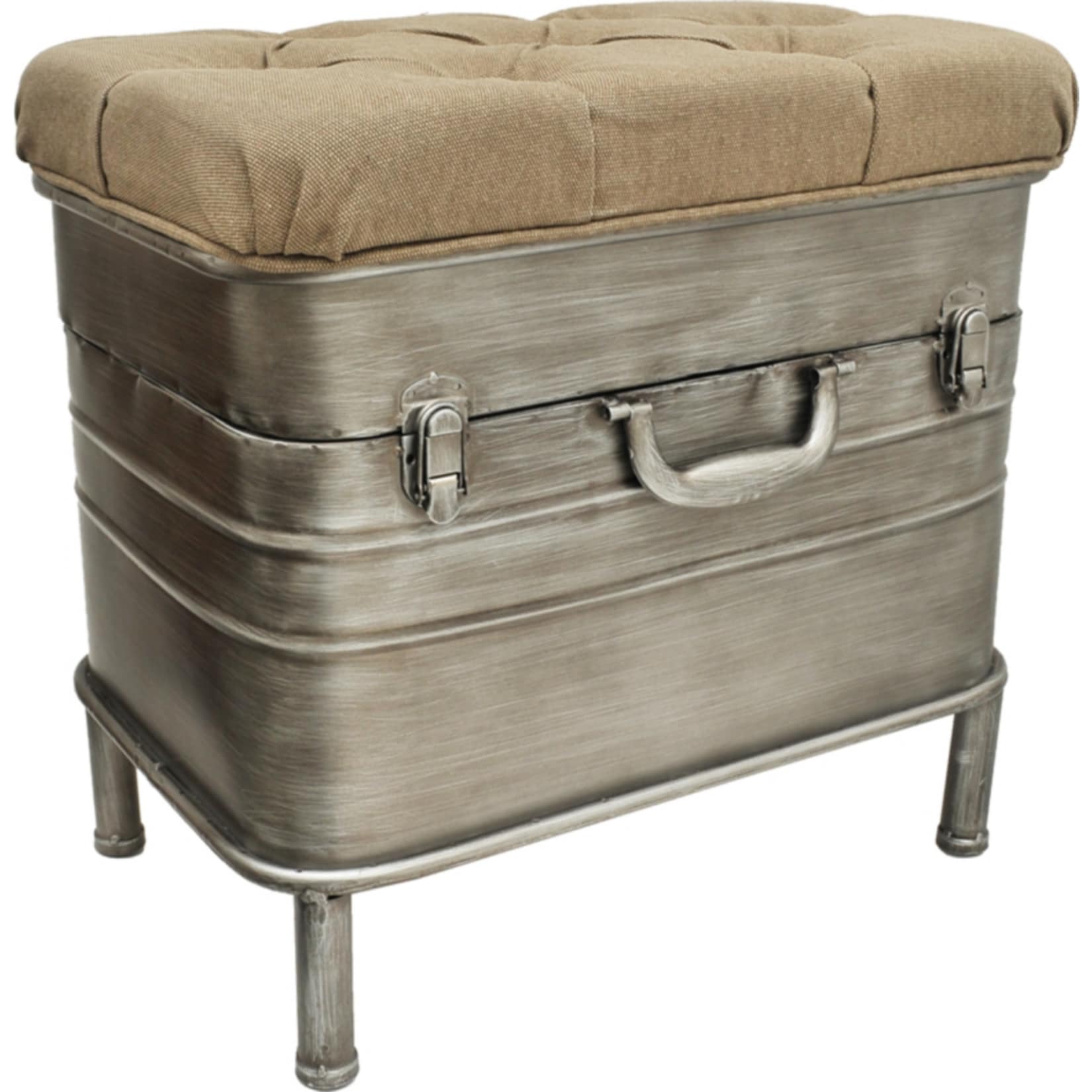 HTI-Line Hocker-Truhe Steampunk 